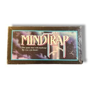 Vintage Pressman 1996 MindTrap Board Game